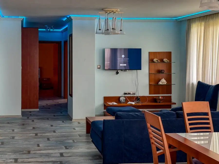 Apartmán - obývací prostor